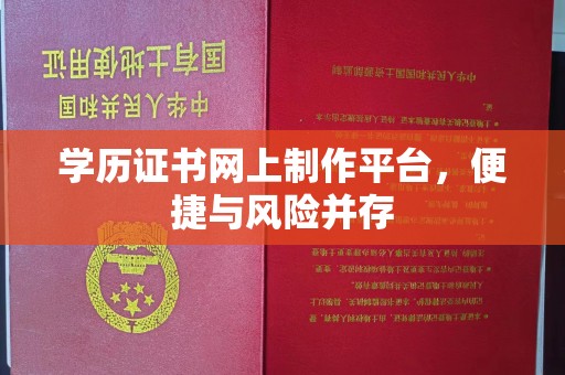 太和学历证书网上制作平台，便捷与风险并存