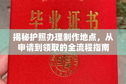 太和揭秘护照办理制作地点，从申请到领取的全流程指南