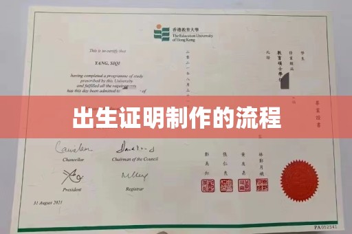 太和出生证明制作的流程