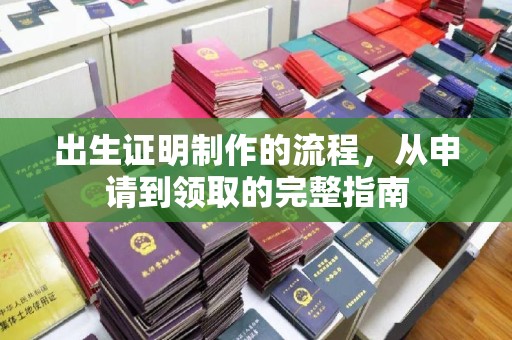 太和出生证明制作的流程，从申请到领取的完整指南