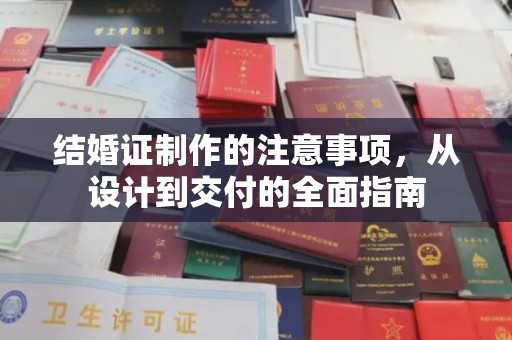 太和结婚证制作的注意事项，从设计到交付的全面指南